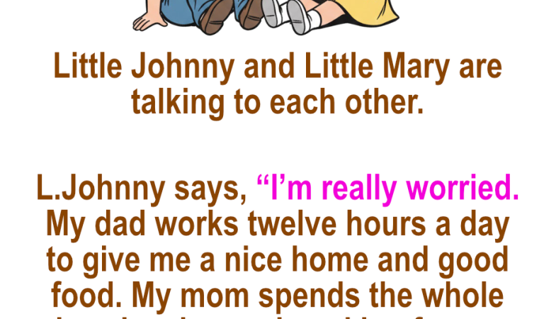 Johnny and Mary are talking to each other.